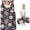 Pioneer Flower Floral Print Pattern-1, variant on Pioneer Flower Floral Print Pattern Toddler Nap Mat for Teens Preschool Daycare, Teens Sleeping Mat Bag, Toddler Sleeping Bag with Pillow