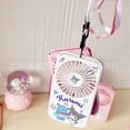 thumbnail image 4 of Ventilador Kawaii Sanrio Hellokittyed My Melody Kuromi Cinnamoroll, ventilador de escritorio portátil recargable por Usb, soporte portátil para verano al aire libre, 4 of 4