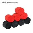 thumbnail image 3 of Crepe Paper Roll 8 Rolls 32ft in 2 Colors for Holiday Parties (Black/Red), 3 of 5