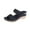 Navy, variant on Womens Sandals Wedge Thick Bottom hollow flowers Comfort Slope Sandals Women Summer Fashion Peep Toe Slip On Slide Slippers Black Women Sandal