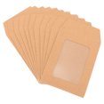 thumbnail image 5 of KAKOWELY Kraft Paper Envelopes 25pcs File Pouch Kraft Paper Cards Envelopes Document Storage Organizer3.15"X2.36"X0.24", 5 of 5