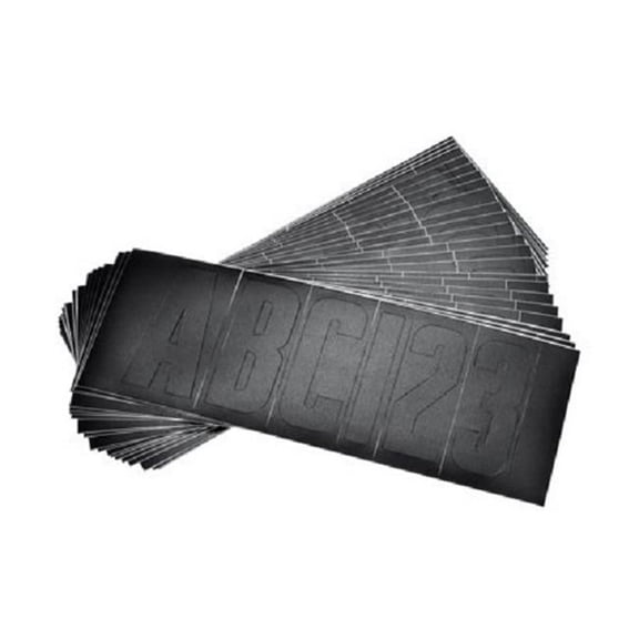 141427 Vinyl Boating Letter & Number Kit, Black