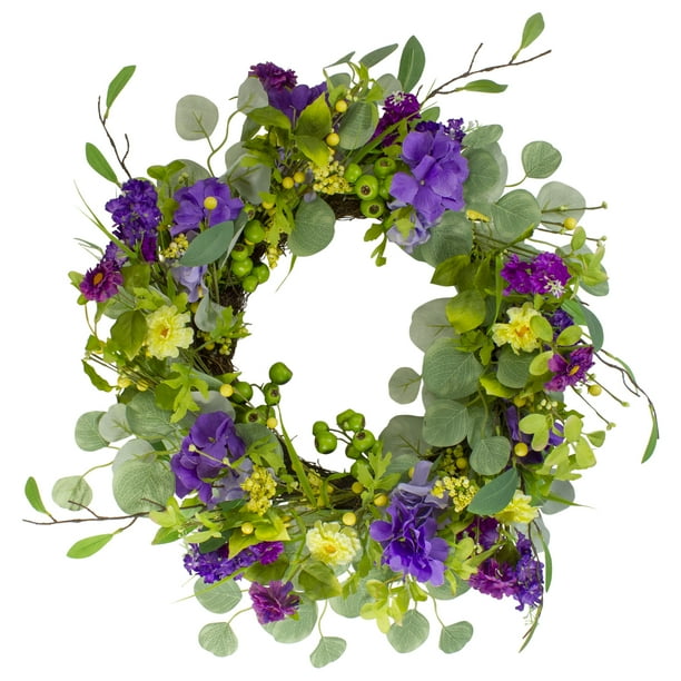 Purple Flower Wreaths