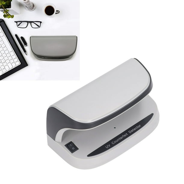 Detector De Dinero UV, Detector De Dinero De Billetes Falsos UV DC5V 2A Luz LED Multifuncional Que Ahorra Espacio Para Pasaporte