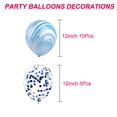thumbnail image 2 of Paquete de 15 globos de fiesta, globo de confeti, juego de decoraciones con globos de 12 pulgadas, 2 of 5