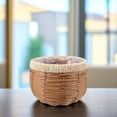 thumbnail image 3 of LOLIPPYY handmade woven basket straw planter basket indoor decoration natural style 1Set, 3 of 8
