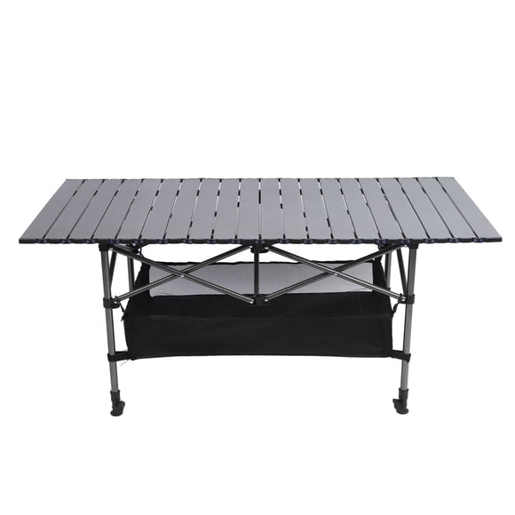 Mesa Plegable Para Exteriores, Mesa Plegable Compacta Para Exteriores, Ajuste De Altura De 50-80 Cm Para El Hogar