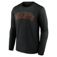 thumbnail image 2 of Men's Black San Francisco Giants Giants Alternate Club Lettering Long Sleeve T-Shirt, 2 of 3