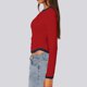 thumbnail image 3 of Top corto de manga larga ajustado para mujer - Camiseta ajustada de cuello redondo, poliéster, XS-XL, camiseta básica para yoga y entrenamiento para otoño/invierno, 3 of 5