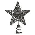 thumbnail image 2 of Christmas Star Tree Topper,7.5 Inches Black Metal Christmas Tree Topper Wire Star Treetop Sparkle Xmas Decoration for Christmas Tree Ornament Indoor New Year Holiday Party Supplies, 2 of 9