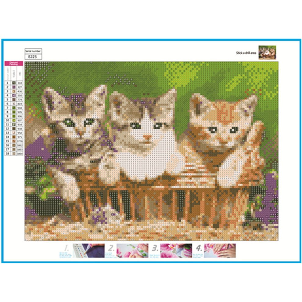 Diamond Cross Stitch English Letters Love 5d Diamonds Full Diamond Diamond Decoration Animal Cat E223 Walmart Canada