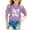 Purple, variant on LRen Toddler Girls Easter Shirt Bunny Short Sleeve T-Shirt Loose Easter Day Tee Shirt Tee for Boys & Girls