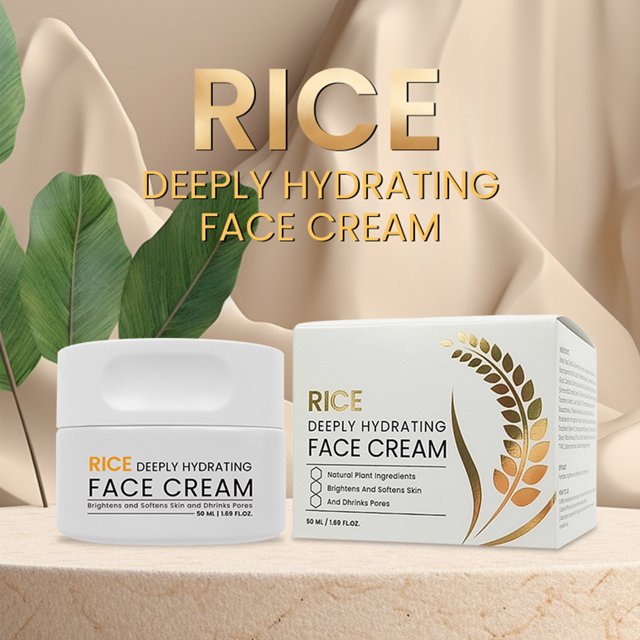 Puntoco Crema facial hidratante de arroz que repara, hidrata, cuida y nutre suavemente la piel.