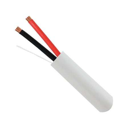 Vertical Cable® 209-2315 2 Conductor 16AWG Wire Speaker Cable (White | 500 ft Pull Box)