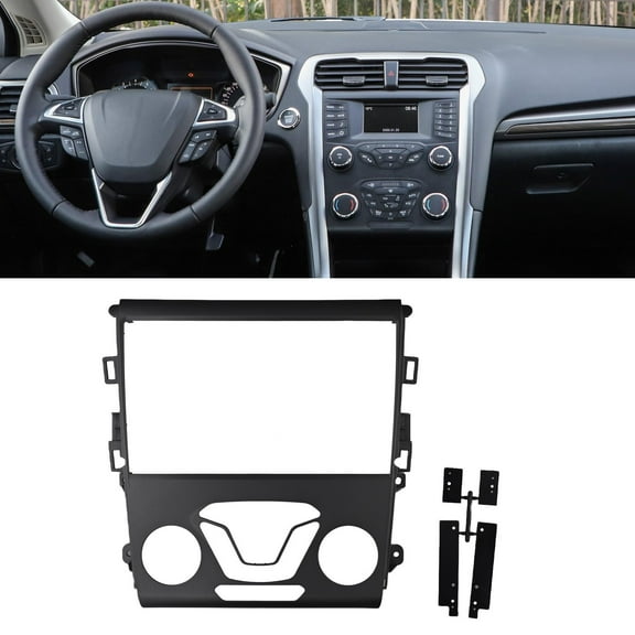 2 Din Car Stereo Dash Panel Frame for Ford Fusion, 2013-2018