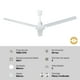 thumbnail image 3 of Ventilador de techo industrial 56", acabado blanco, 3 aspas, 5 velocidades, 65W, 3 of 5