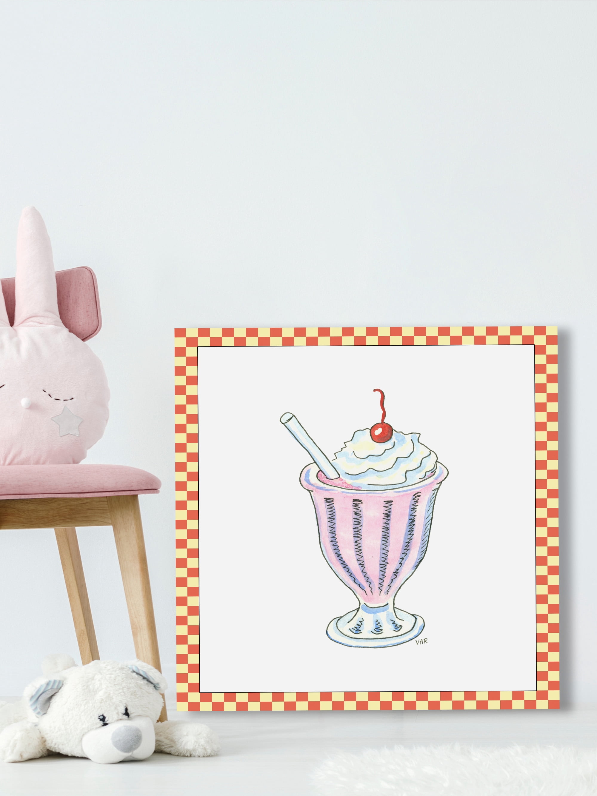 Marmont Hill Ice Cream Parlor II Canvas Wall Art
