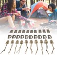 thumbnail image 4 of Backpack Bag Clip Strap Set, Plastic Durable Backpack Vest Belt Kit Fine Workmanship  For Hiking Black,OD Green,Tan, 4 of 8
