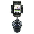 thumbnail image 1 of Unique Auto Cupholder and Suction Windshield Dual Purpose Mounting System for LG Optimus One - Flexible Holder System Includes Two Mount Options, 1 of 4
