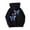 Black, variant on Otqutp Sport Clothes for Baby Fashion Butterfly Hoodie for Children Oversized Hooded Long Sleeve Sweatshirt Street Wear Fall Winter Clothes