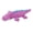Purple, variant on Purple Purple Plush Crocodile Dog Toy With Built-In Squeaker Tough Chew Toy For Puppies