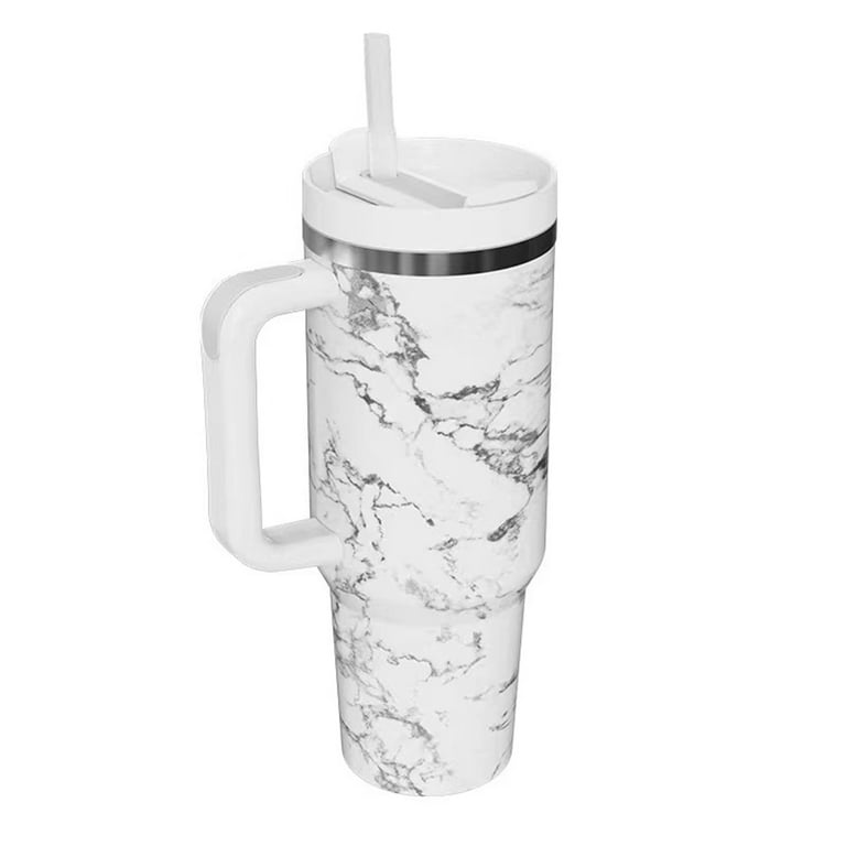25pcs 40oz Sublimation Blank Tumbler with Handle Adventure Quencher Car Cup  Outdoor Travel Stainless Steel Tumblers