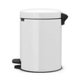 thumbnail image 2 of Brabantia Trash Can Newicon, 1.3 Gallon / 5L White, 2 of 5