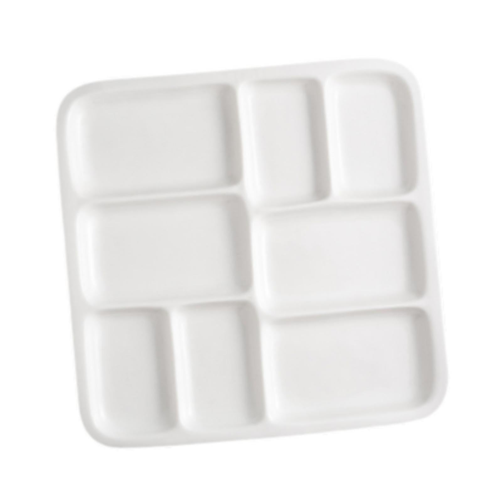 Milageto Artist Paint Palette White Mixing Tray for Acrylic Painting Tempera Painting