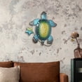 thumbnail image 6 of Sea Turtle Wall Decor under $5! Xqxayjr Metal Sea Turtle Wall Decor, Wall Art for Home, Blue Turtle Wall Hanging for Bedroom Living Room, Marine Animal Wall Decoration, 6 of 9