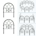 thumbnail image 5 of 8 PCS Garden Fence, 26in x 20in Decorative Arched Garden Border Fence, No Dig Animal Barrier Fencing Metal Garden Fence Panels for Flower Beds, Patio, 5 of 7