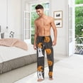 thumbnail image 7 of FREEAMG Men's Pajama Pants with Pockets Sleepwear Lounge Pants Stretch Casual Halloween Ghost, 7 of 7