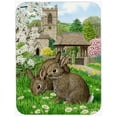 thumbnail image 1 of Carolines Treasures ASA2023LCB Leveret Bunny Rabbit Glass Cutting Board- Large, 1 of 1