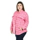 thumbnail image 3 of Sobrecamisa de cuadros Roman Fashion /Tallas Extras, 14386 (Fiusha) fucsia 38, 3 of 7