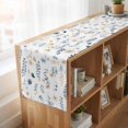 thumbnail image 6 of Table Runners 72 Inches Long Dress Scarves, Blue Yellow Spring Floral Farmhouse Kitchen Table Runner, Coffee Tablerunners, Watercolor Botanical Flowers 18x72 Inch, 6 of 9