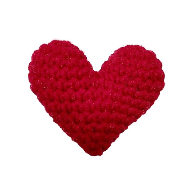 Kearding Adorno de decoración pequeña, opción de regalo para amantes del abrazo de bolsillo con corazón de ganchillo, abrazo de bolsillo en Kits de decoración para fiestas rojo