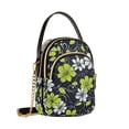 thumbnail image 7 of FORMRS Crossbody Bag for Women Quilted Travel Shoulder Cell Phone Purse with Chain Strap Handbag, White Flower Pattern, 7 of 7