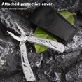thumbnail image 5 of Arcticwind 11-in-1 Multi-Tool Pliers - Stainless Steel Survival Knife w/Screwdriver Bits, Self-Locking Multifunctional Tool for Camping, Hunting, Emergency, Outdoor Adventures (Includes Sheath), 5 of 6