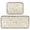 Pinks and Greens Wildflowers, variant on 2-Piece Kitchen Mat Set Non Slip Washable Floor Mats Decorative Rugs for Kitchen Sink Laundry Pinks and Greens Wildflowers