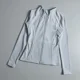 thumbnail image 4 of Nueva ropa de yoga, abrigo para mujer, redondo, elástico alto, suelto, ejercicio, yoga, fitness, manga larga, cuello levantado, tops de yoga, 4 of 6
