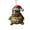 B, variant on 2.75 Inch Acrylic Christmas Felt Turtle Hanging Ornament Xmas Turtle in Santa Hat Pendant with Chirstmas Tree Animals Xmas Tree Topper Car Accessories for Gift Holiday Home Party Chirstmas Decor