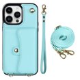 thumbnail image 1 of Crossbody PU Leather Wallet Case For IPhone 14 13 12 Mini 11 Pro X XS Max XR 8 7 SE 2020 2022 Card Slots Magnetic Lanyard Phone Cover, 1 of 5