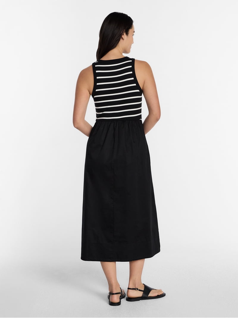 midi navy blue dress for women Petal and Pup Women's Lisbeth Midi Dress