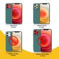 thumbnail image 7 of MCUCA iPhone 12 Case / iPhone 12 Pro Case, Silicone Full Body Protection Ultra Slim Soft Touch Microfiber Lining Shockproof Phone Case, 6.1 inch (Pine Green), 7 of 7