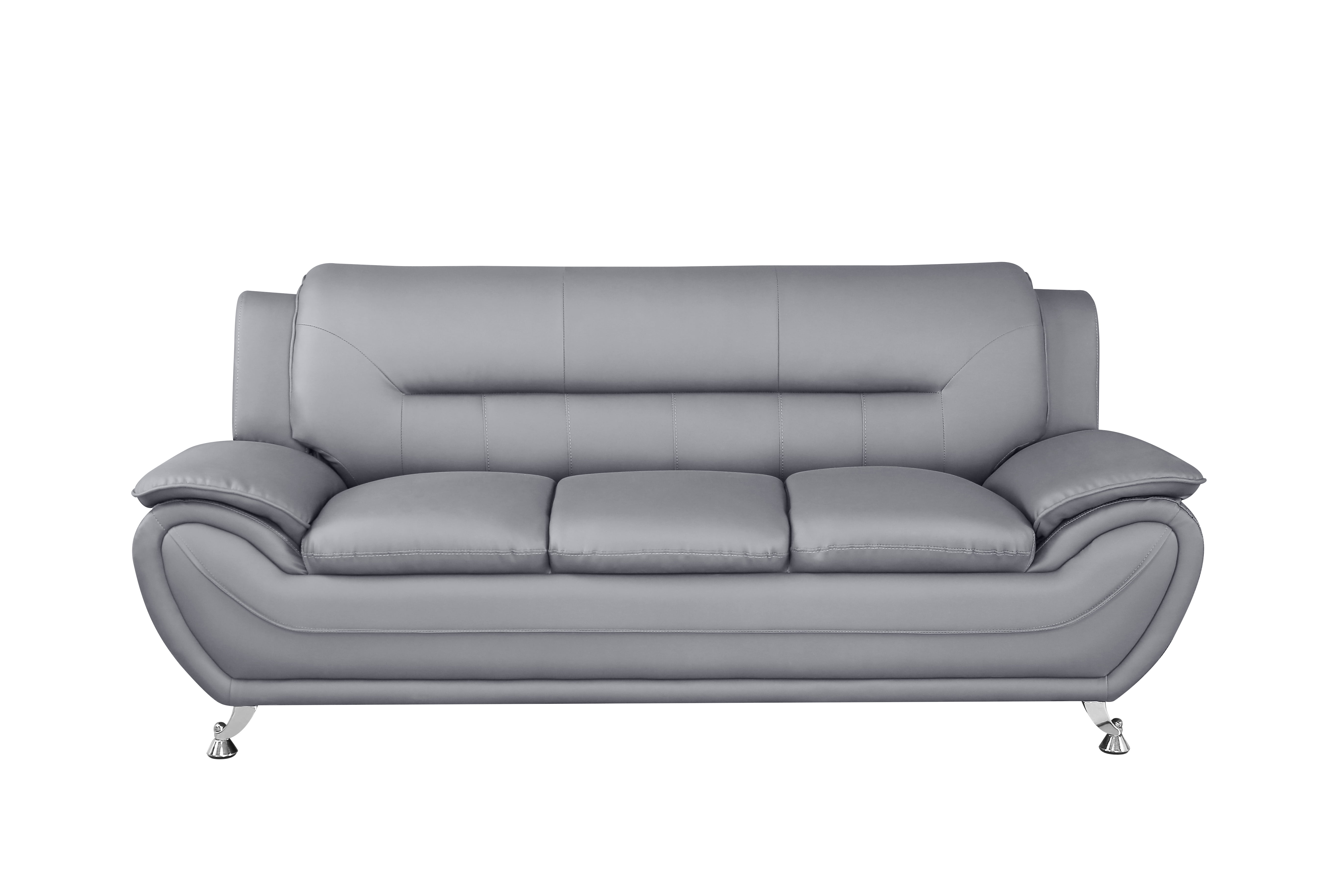 Carlock 79.2'' Faux Leather Pillow Top Arm Sofa