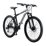 Schwinn AL Comp 27.5 inch Men's Mountain Bike, 21 Speed Adult Bicycle, Grey
