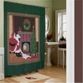 thumbnail image 1 of Patch Magic CZSBFS Père Noël au Coin du Feu&44; Douche à Rideau 72 x 72 Po., 1 of 1