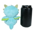 thumbnail image 4 of Ebros Small Furry Bones Skeleton Teal Scorchie Wyrmling Dragon Plush Toy 5"H, 4 of 6