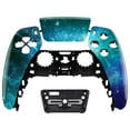 thumbnail image 4 of eXtremeRate Blue Nebula Touchpad Front Housing Shell Compatible with ps5 Controller, DIY Replacement Shell Custom Touch Pad Cover Faceplate Compatible with ps5 Controller, 4 of 5