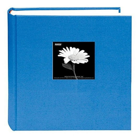 Pioneer DA-257CBF Fabric Frame Bi-Directional Memo Album 5x7 Sky Blue