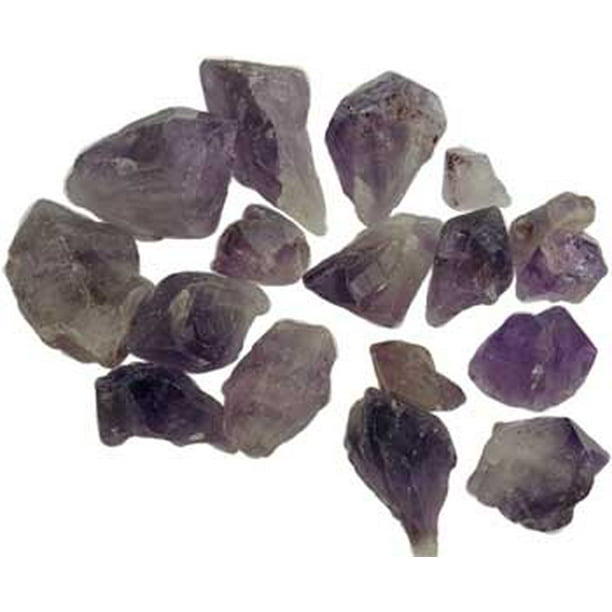 Rbi Rbi Gemstone 1 Lb Amethyst Points Magical Crystal Healing Enlightenment Walmart Com Walmart Com